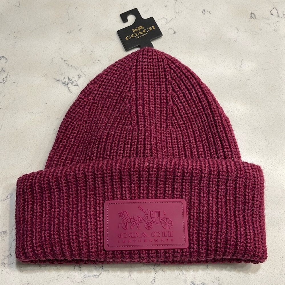 NWT Coach beanie